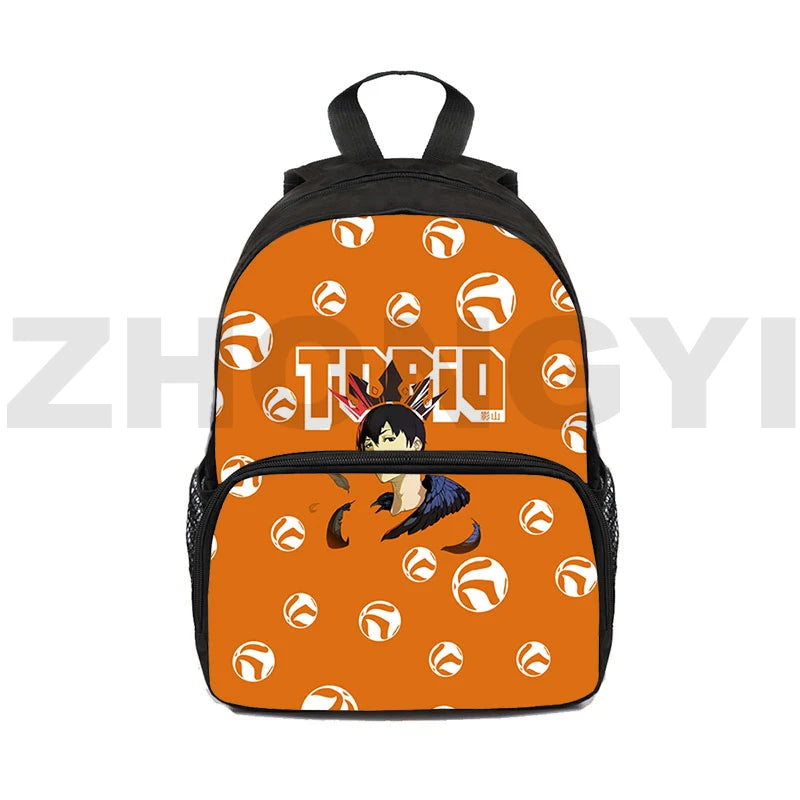 Haikyuu Backpack for Teen Girls 3D Print Karasuno 12 Inch Neko