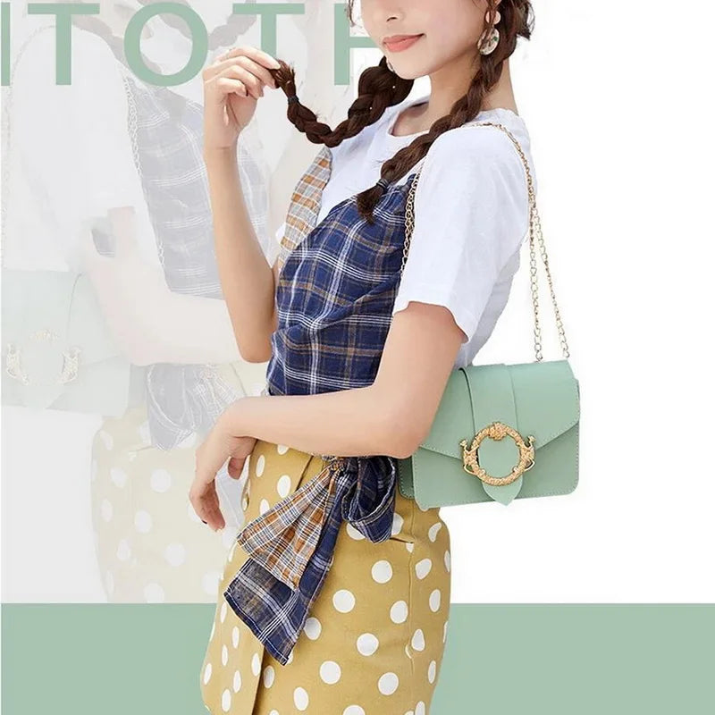 Female Shoulder Bag Small Crossbody Square Bag Women