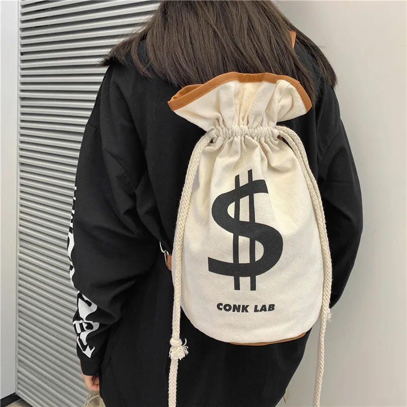 Casual Punk Shoulder Bag Canvas Messenger Bag