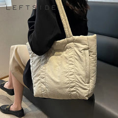 Winter Canvas Women's Big Tote Bag High-capacity Shoulder Side Bags