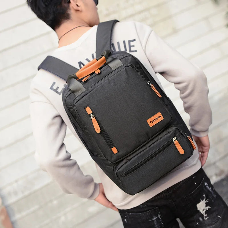 Men's Casual Business Laptop Backpack 15 inch Waterproof Anti-theft