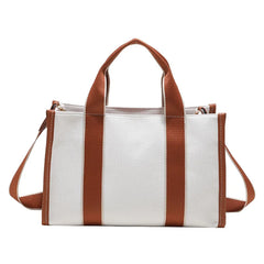 Canvas Women Handbag Large Capacity Crossbody Tote Shopper Purse