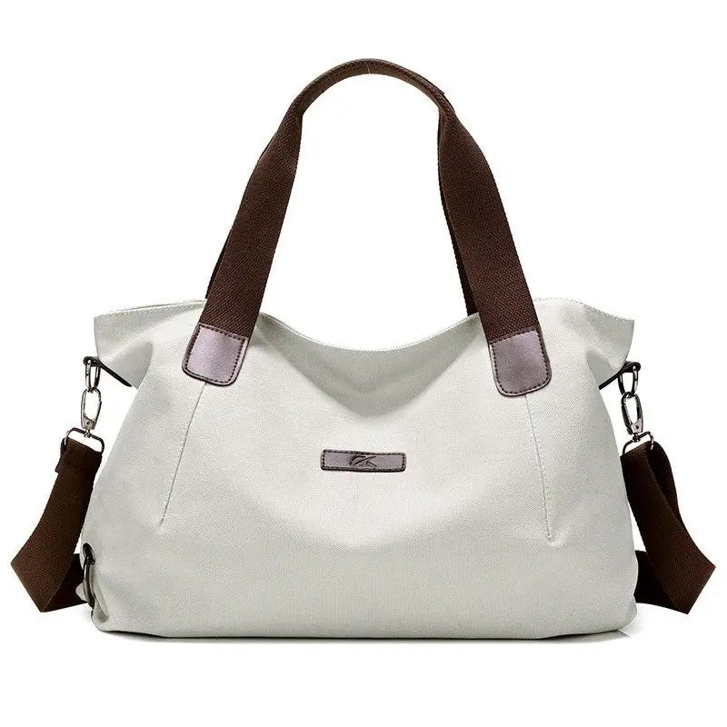 Casual Canvas Shoulder Bags Vintage Crossbody Messenger Bags Female Tote Bag