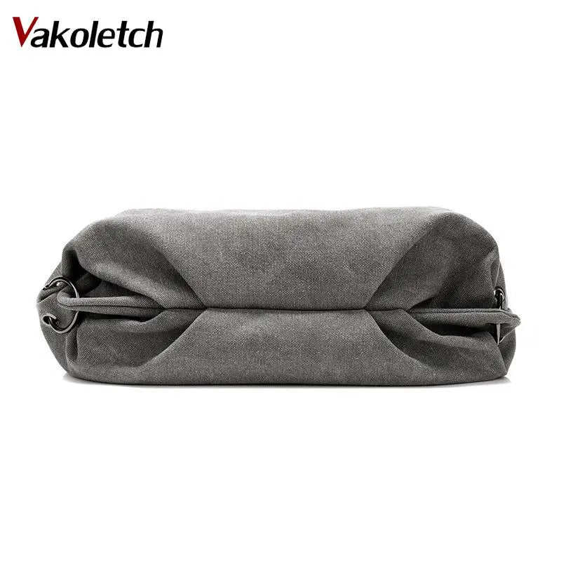 Casual Canvas Shoulder Bags Vintage Crossbody Messenger Bags Female Tote Bag