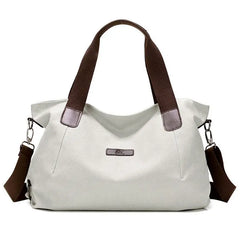 Casual Canvas Shoulder Bags Vintage Crossbody Messenger Bags Female Tote Bag