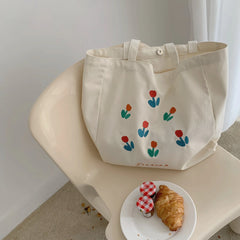 Casual Canvas Shoulder Bags for Women Matching Women's Bag Large Capacity