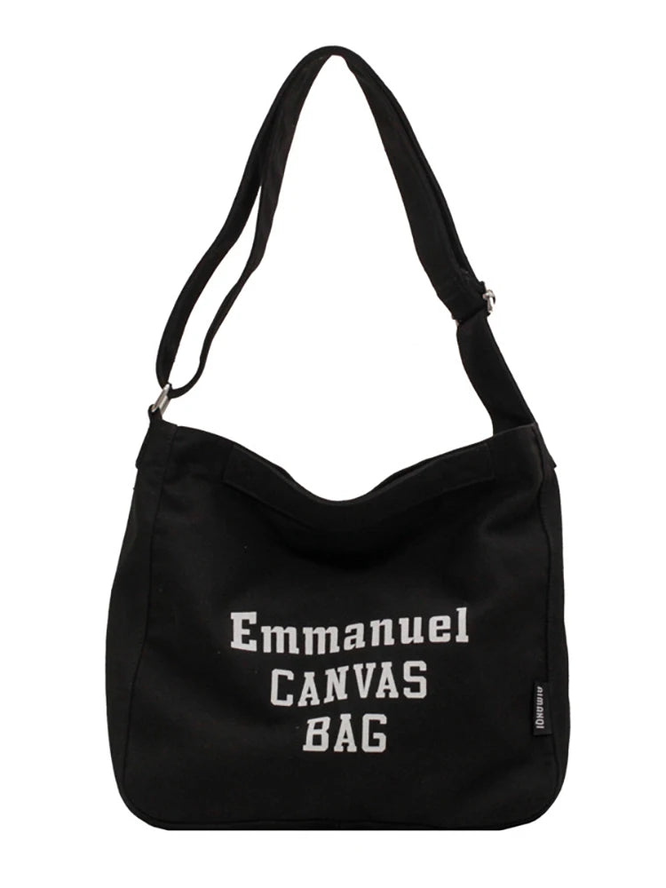 Canvas Tote Bags Women Large Shopper Shoulder Crossbody Handbags