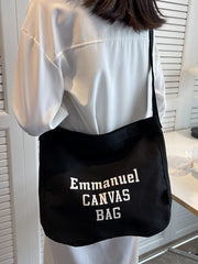 Canvas Tote Bags Women Large Shopper Shoulder Crossbody Handbags