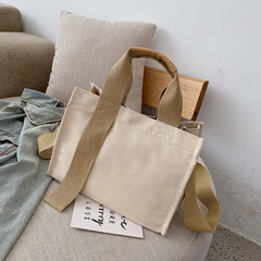 Casual Canvas Tote Shopper Bag for Women Handbag Shoulder Crossbody Clutch Purse