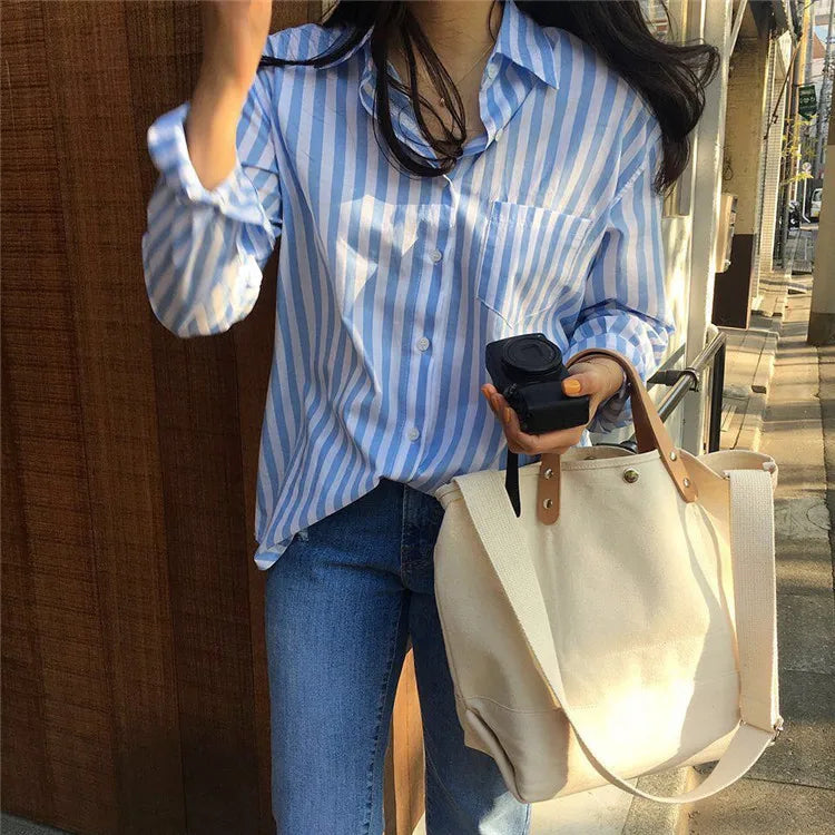 Casual Canvas Women Handbag Large Capacity Tote Bags Female Canvas Shopping Tote