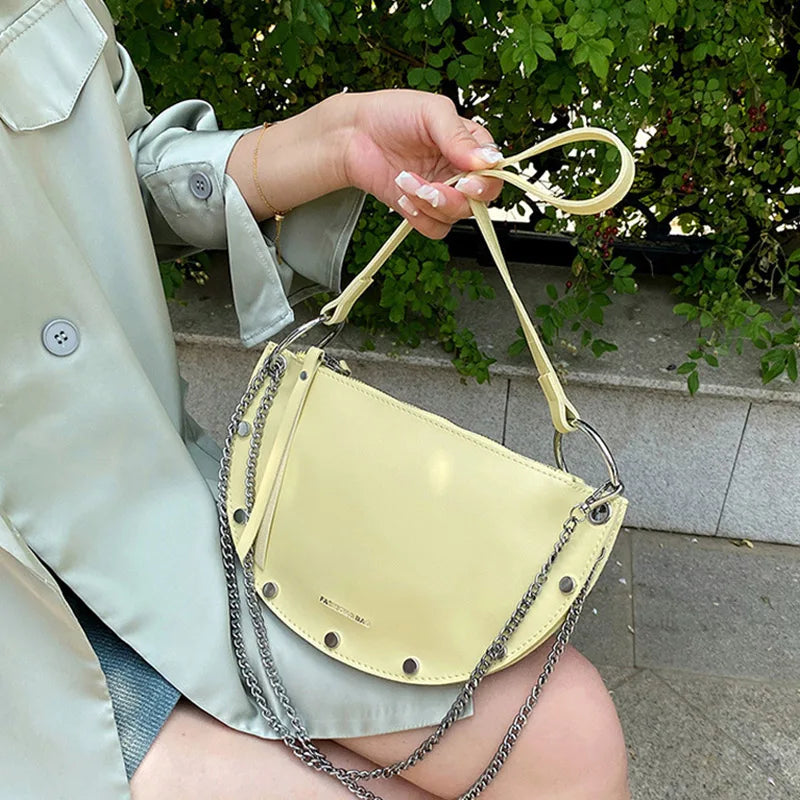 High Leather Crossbody Bags for Women