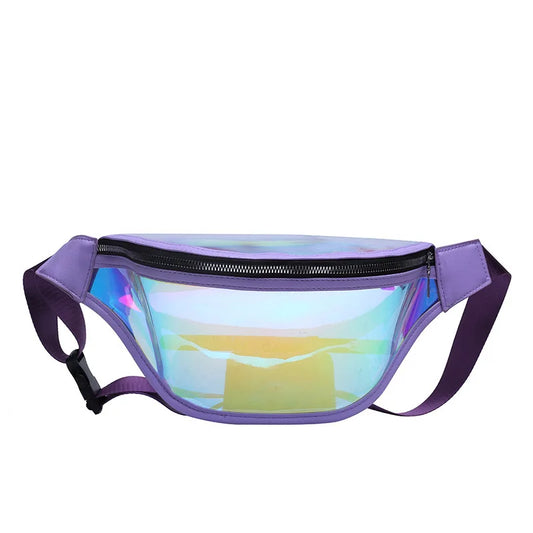 Transparent Laser Chest Bag Shoulder PVC Small Totes