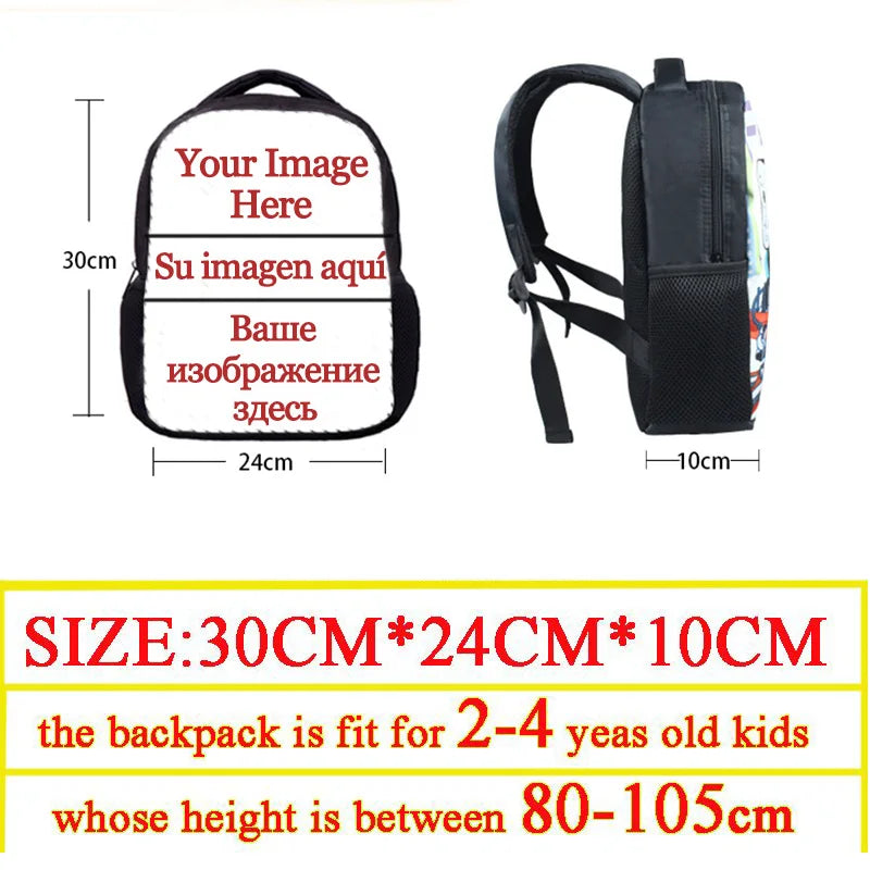 Kids Superzings Kindergarten Backpack Child Schoolbag Gift Rucksack