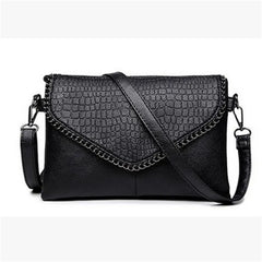 Stone Print Crossbody Bag PU Leather Shoulder Messenger Chain Envelope Clutch