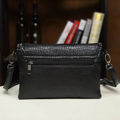 Stone Print Crossbody Bag PU Leather Shoulder Messenger Chain Envelope Clutch