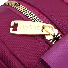 Casual Crossbody Bags Waterproof Nylon Shoulder Bag Zipper Pocket Messenger Bags
