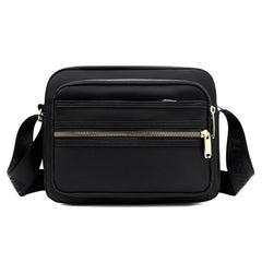 Casual Crossbody Bags Waterproof Nylon Shoulder Bag Zipper Pocket Messenger Bags