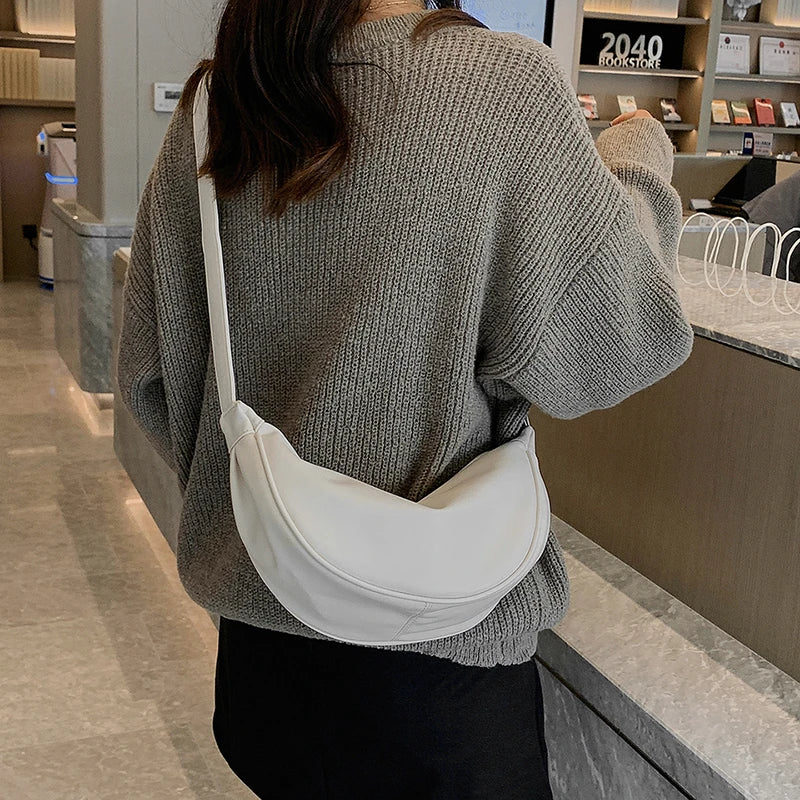 Vintage Leather Crossbody Bag for Girls