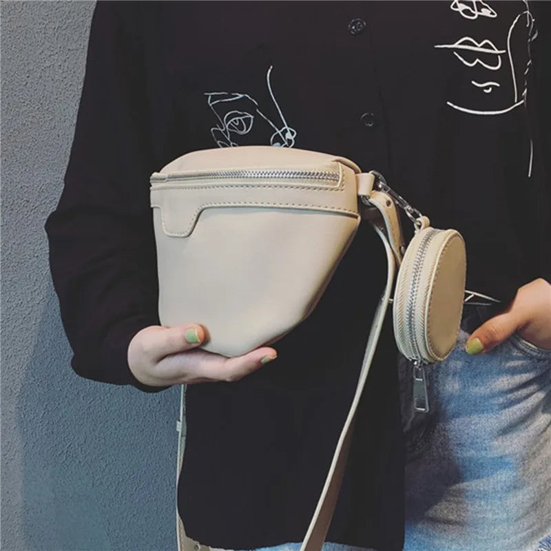 Casual Crossbody Waist Bag Women Chest Bag Shoulder Bags Female