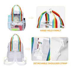Small Transparent Messenger Bag Waterproof