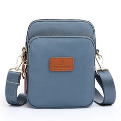 Casual Shoulder Bag Nylon Three Layer Handbag