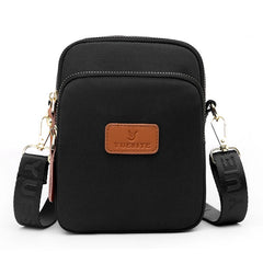 Casual Shoulder Bag Nylon Three Layer Handbag