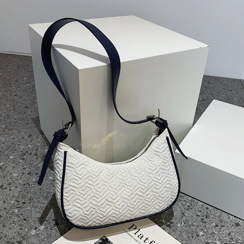 Pleated Style Shoulder Bag for Women