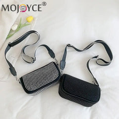 Diamond Rhinestones Shoulder Bag for Women, Small Crossbody Tote