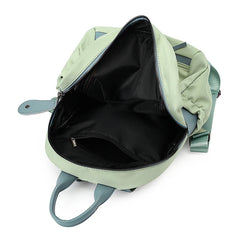 Casual Patchwork Backpack Small Oxford Bags for Women
