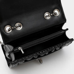 Casual Leather Chain Crossbody Bag for Women Shoulder Messenger Clutch