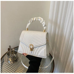 Casual Flap Shoulder Bag for Women Small PU Leather Bag