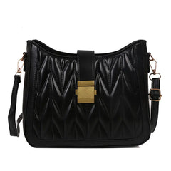 Casual Handbags For Women High Pu Leather Ladies Shoulder Bag Embroidery