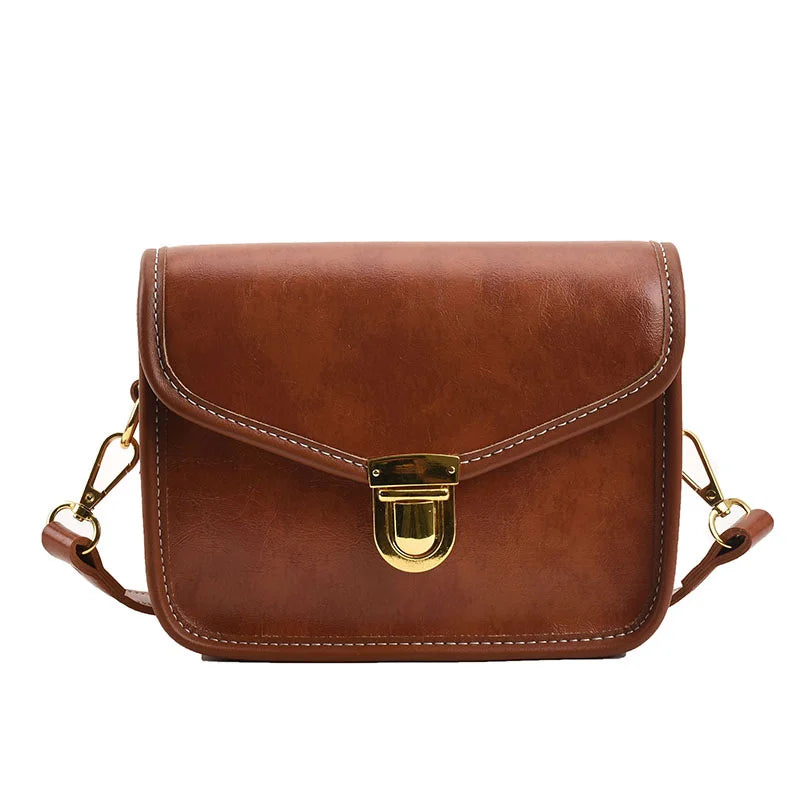 Casual Handbags Retro Bags Women Bag Business Messenger Bag Girls Small Square B
