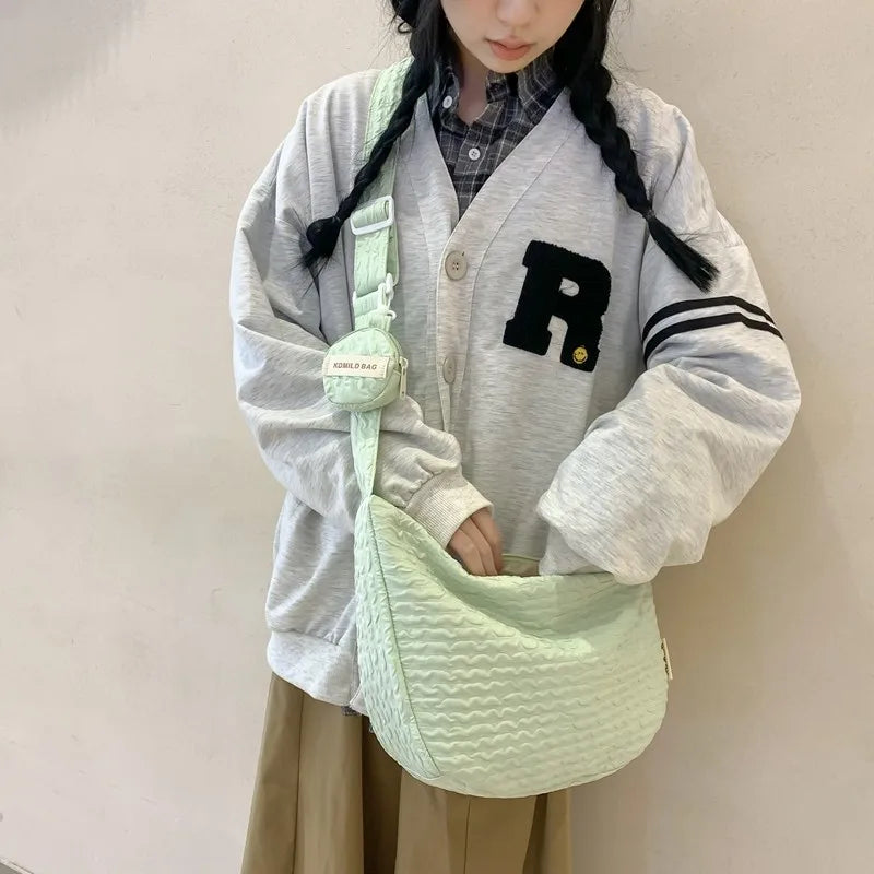 Casual Crossbody Bags for Women Student Schoolbag Messenger Bag