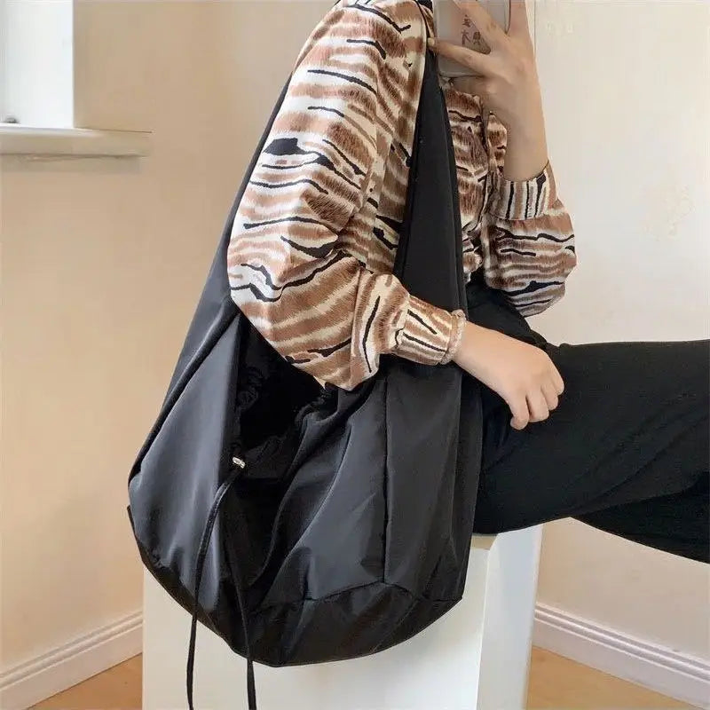 Casual Harajuku Shoulder Bags Women Crossbody Large Capacity Nylon Bag Couple