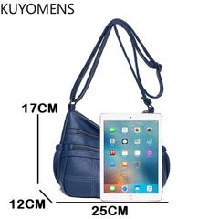 Casual Crossbody Bag for Women Soft PU Leather Shoulder Handbag Purses