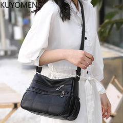 Casual Crossbody Bag for Women Soft PU Leather Shoulder Handbag Purses