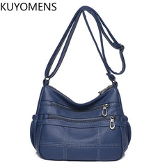 Casual Crossbody Bag for Women Soft PU Leather Shoulder Handbag Purses