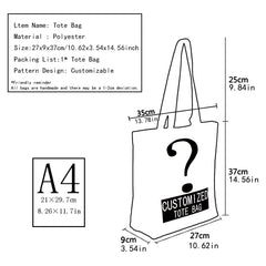 Foldable Eco Reusable Shopping Bag Nurse Print High Capacity Women Shoulder Bag