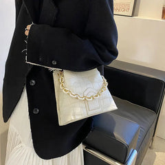 Casual High Bucket Bag For Women Female Pu Leather Shoulder Bag