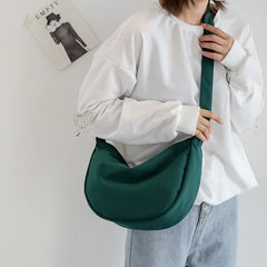Casual Hobos Crossbody Bags Nylon Shoulder Messenger Canvas Tote Female Shopper