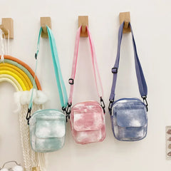 Casual Canvas Crossbody Bag for Women Small Square Shoulder Pouch