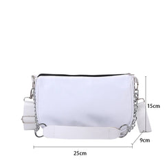 Casual Ladies Crossbody Bags Nylon Chain Bag Vintage Shoulder Bags