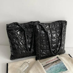 Casual Ladies Shopping Shoulder Bags Light Down Crossbody Bag For Women