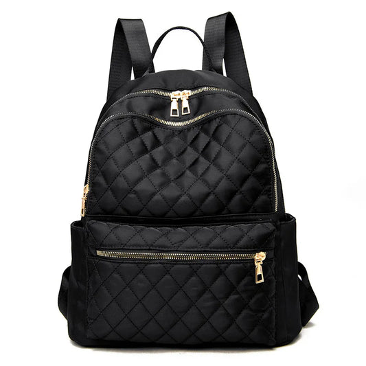Casual Large Capacity Backpacks for Women Oxford Travel Pack Knapsack