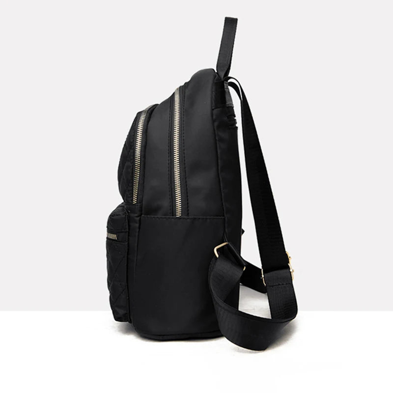 Casual Large Capacity Backpack for Women Oxford Travel Pack Knapsack