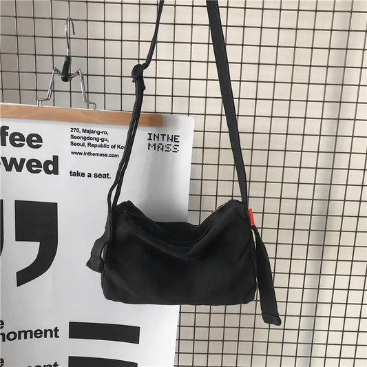 Canvas Hobo Bag Women Shoulder Bags Female Crossbody Handbag
