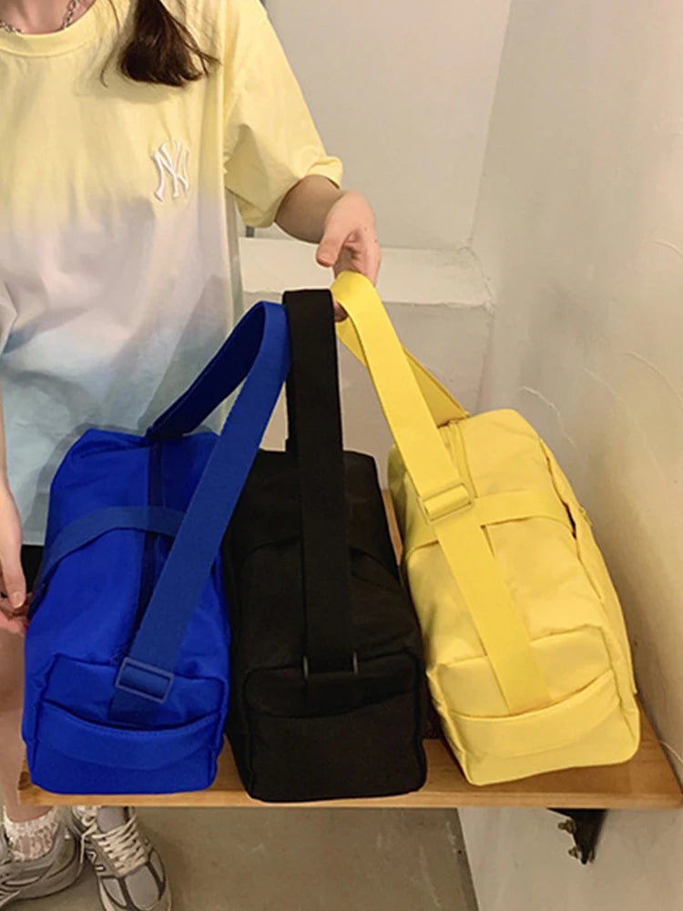 Casual Canvas Travel Bag Large Capacity Women's Handbag