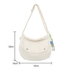 Nylon Shoulder Messenger Bags Japanese Style Crossbody Bags