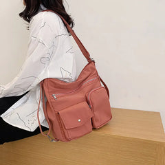 Casual Nylon Handbag Women Shoulder Crossbody Bag Travel Totes Backpack